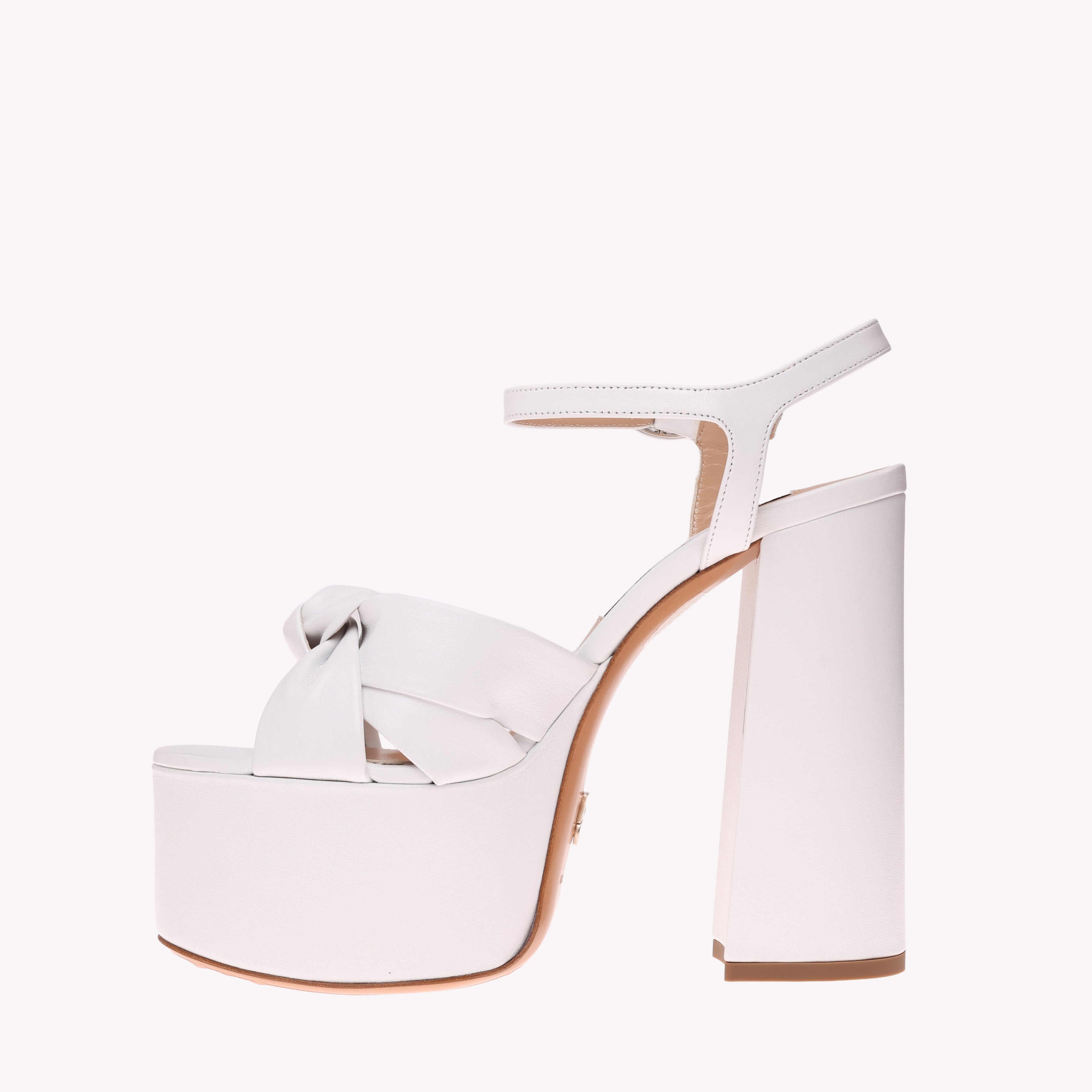 Platform Vera - Radiant White Nappa