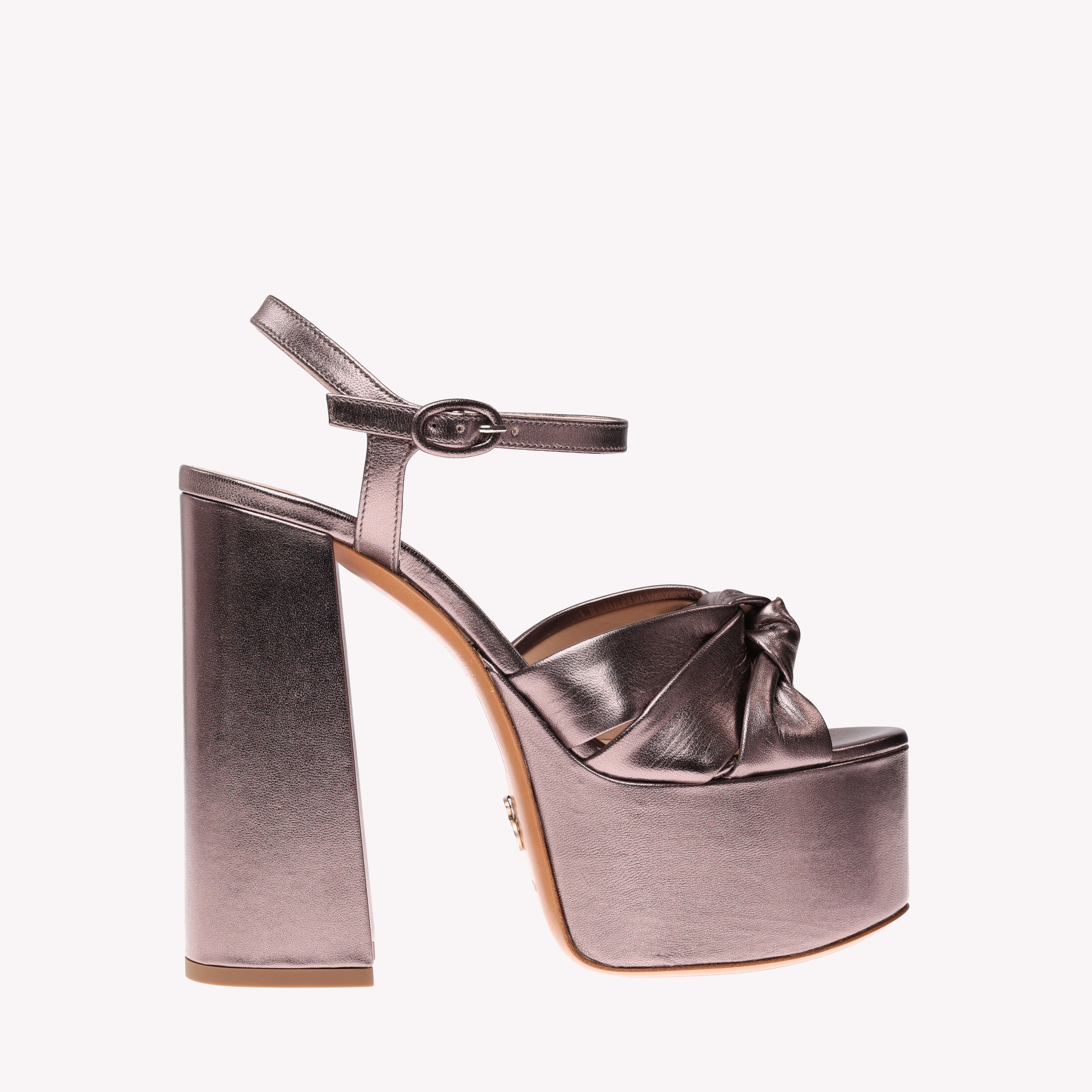 Platform Vera - Titanium Rose Nappa