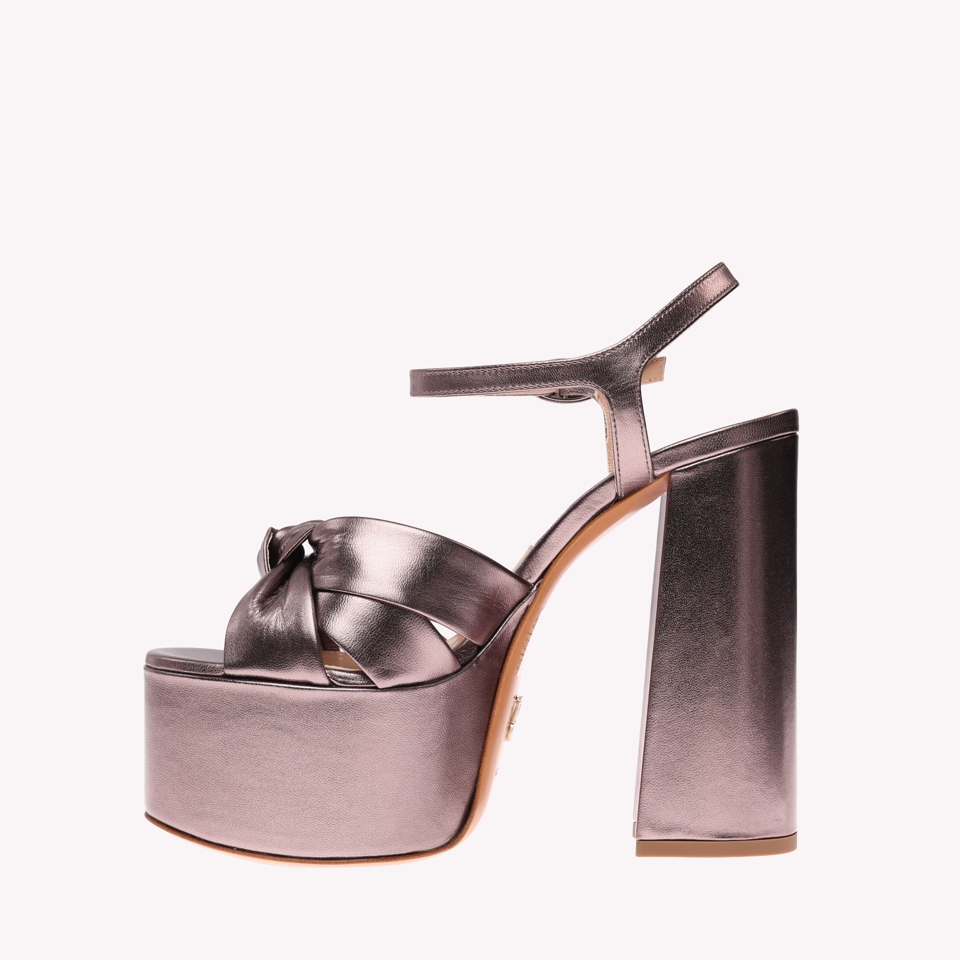 Platform Vera - Titanium Rose Nappa