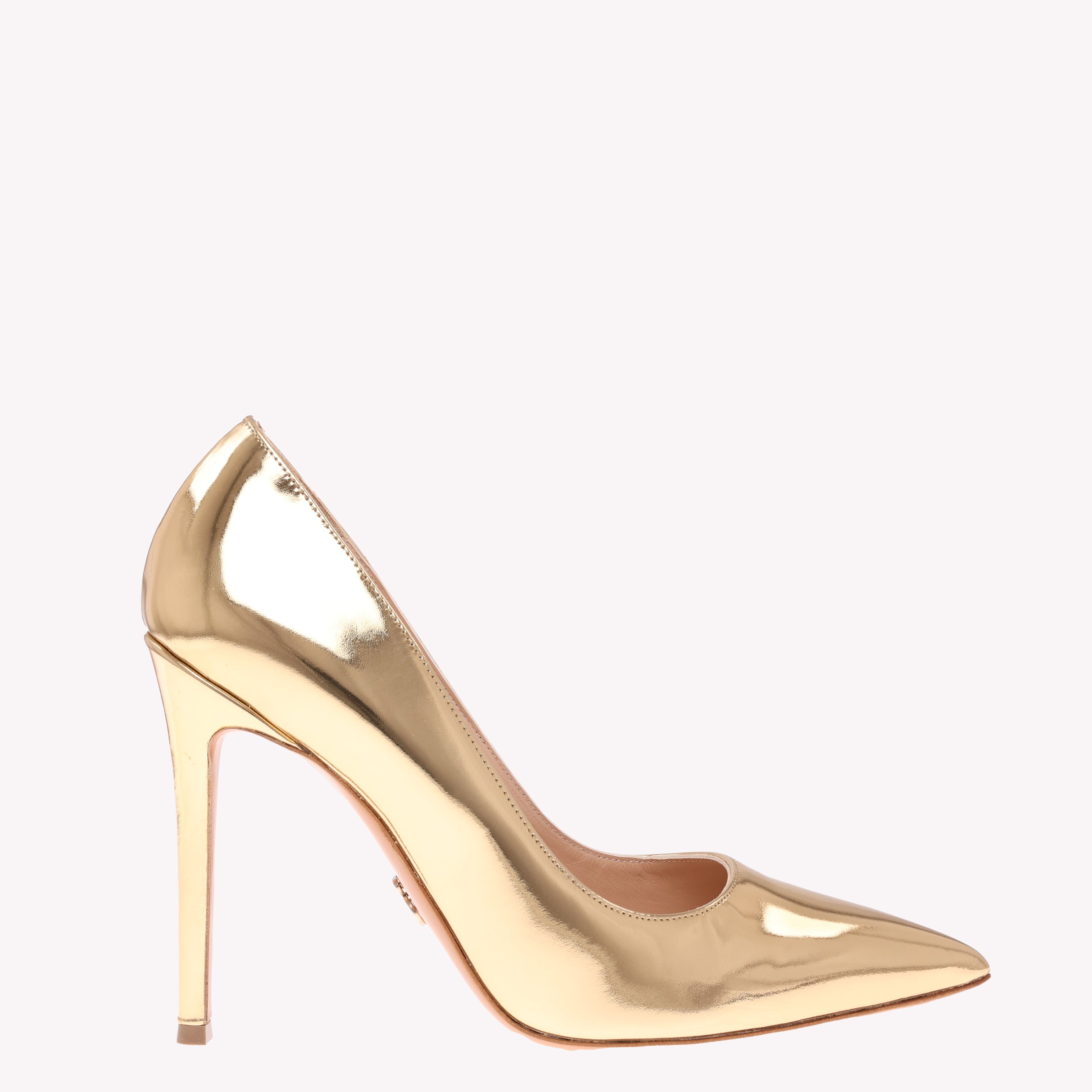 Pump Victoria 105 - Liquid Gold Mirror Leather