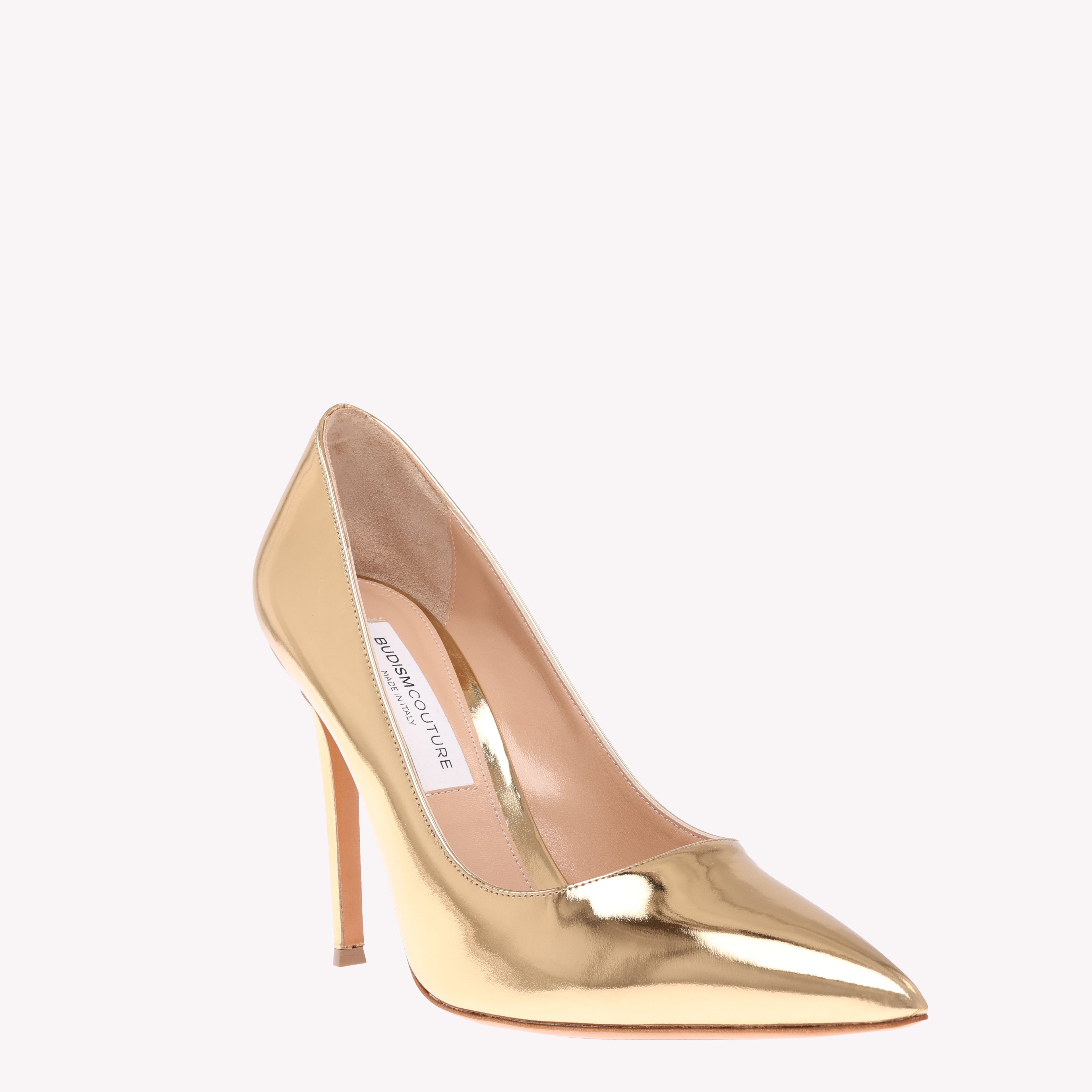 Pump Victoria 105 - Liquid Gold Mirror Leather