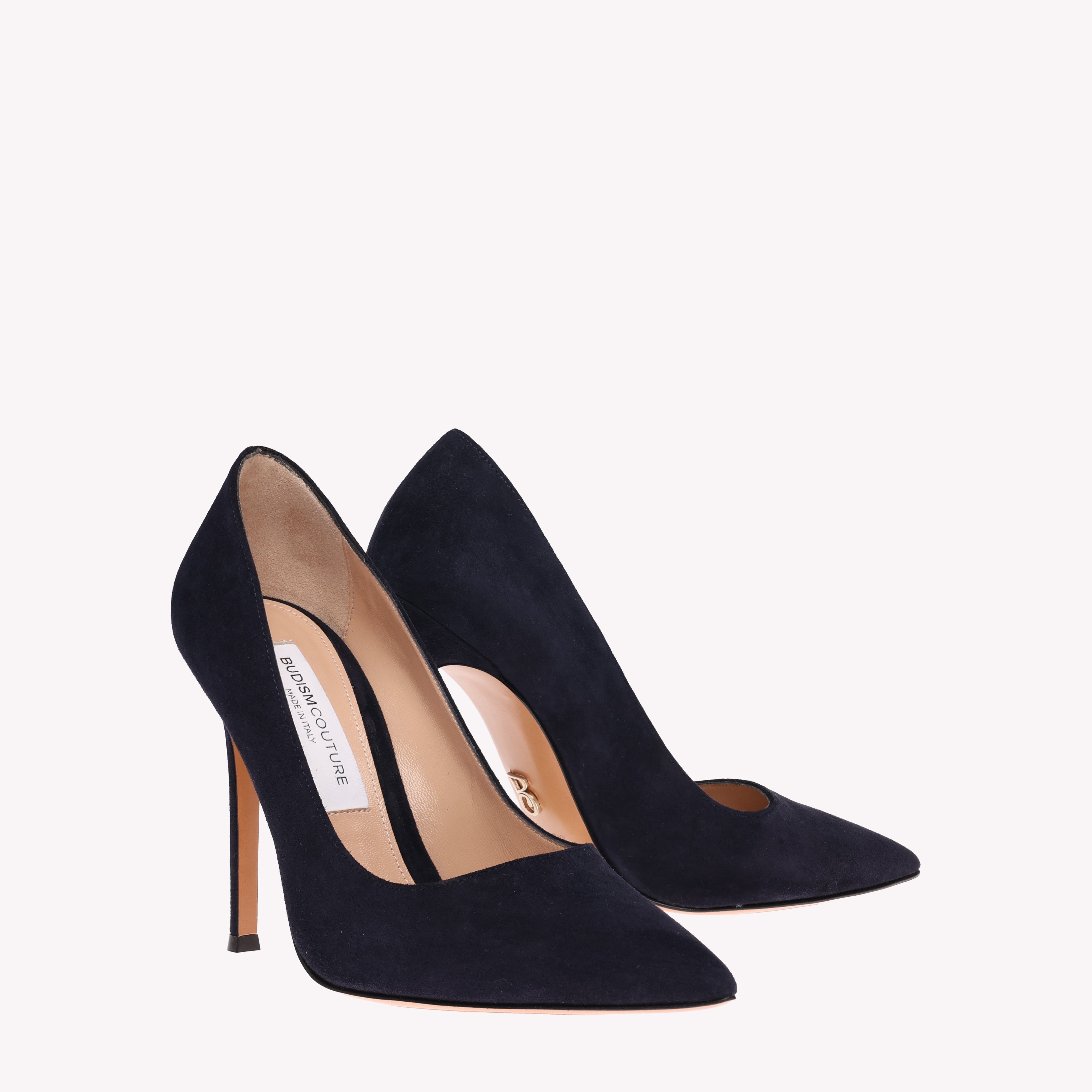 Pump Victoria 105 - Midnight Navy Suede