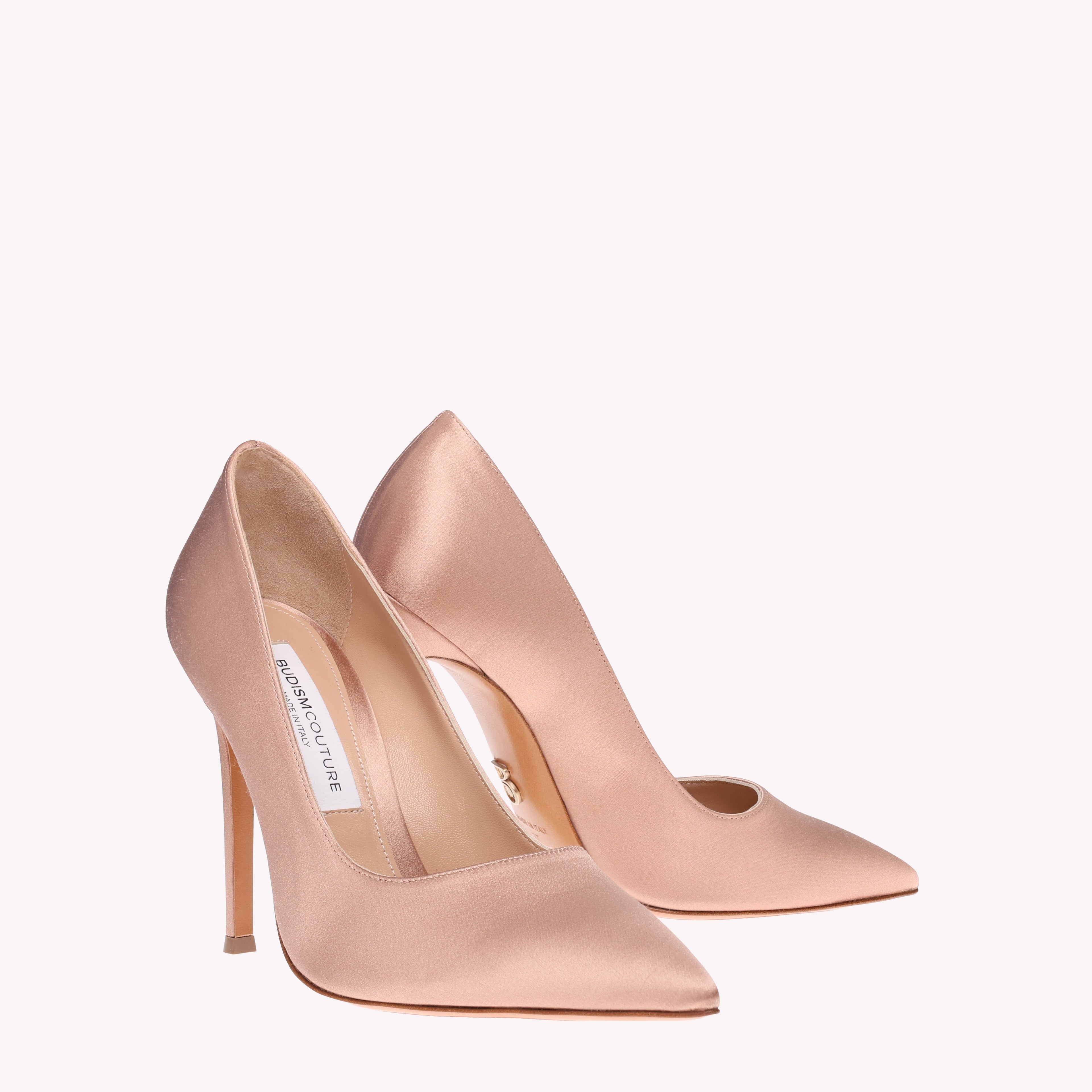 Pump Victoria 105 - Rose Beige Satin
