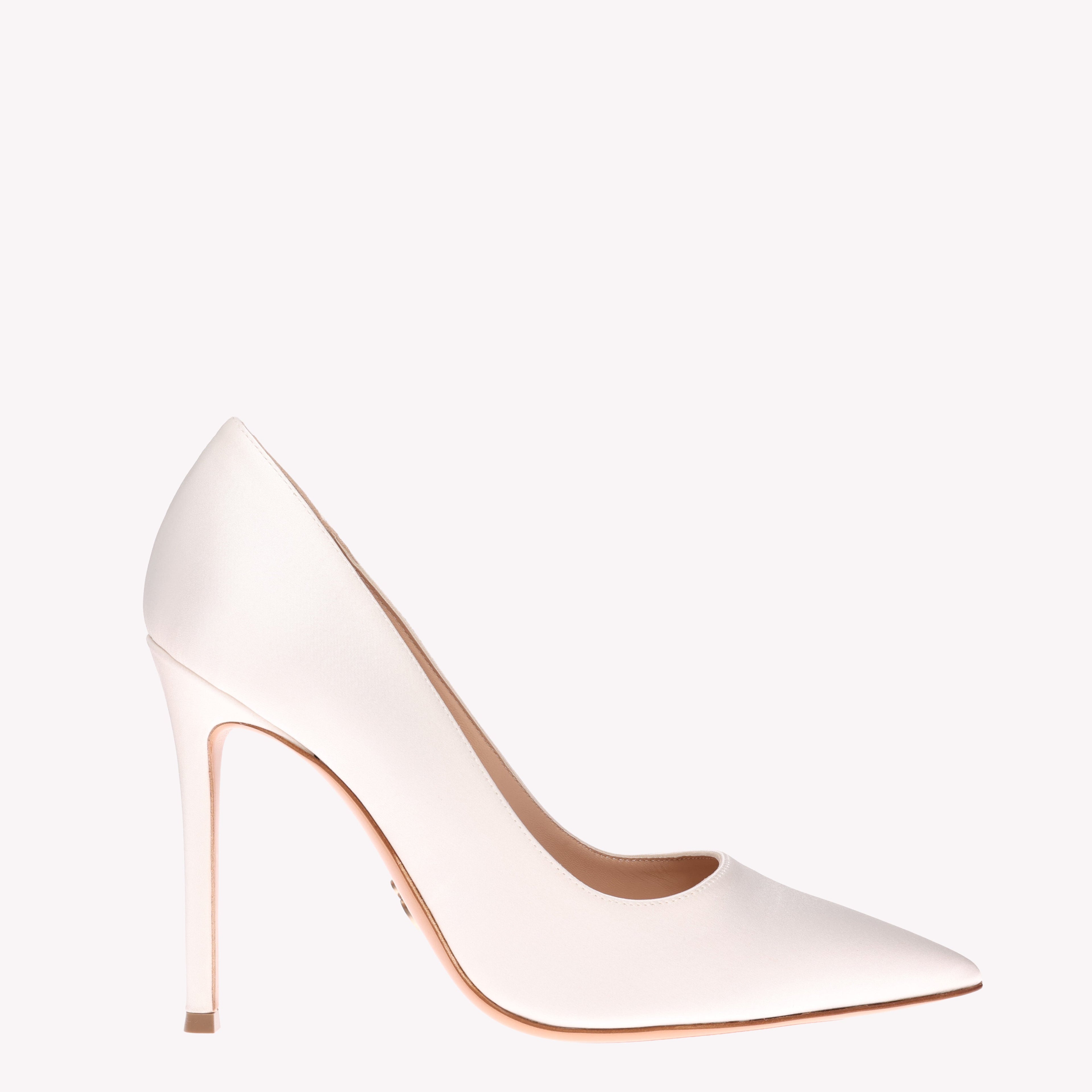 Pump Victoria 105 - White Satin