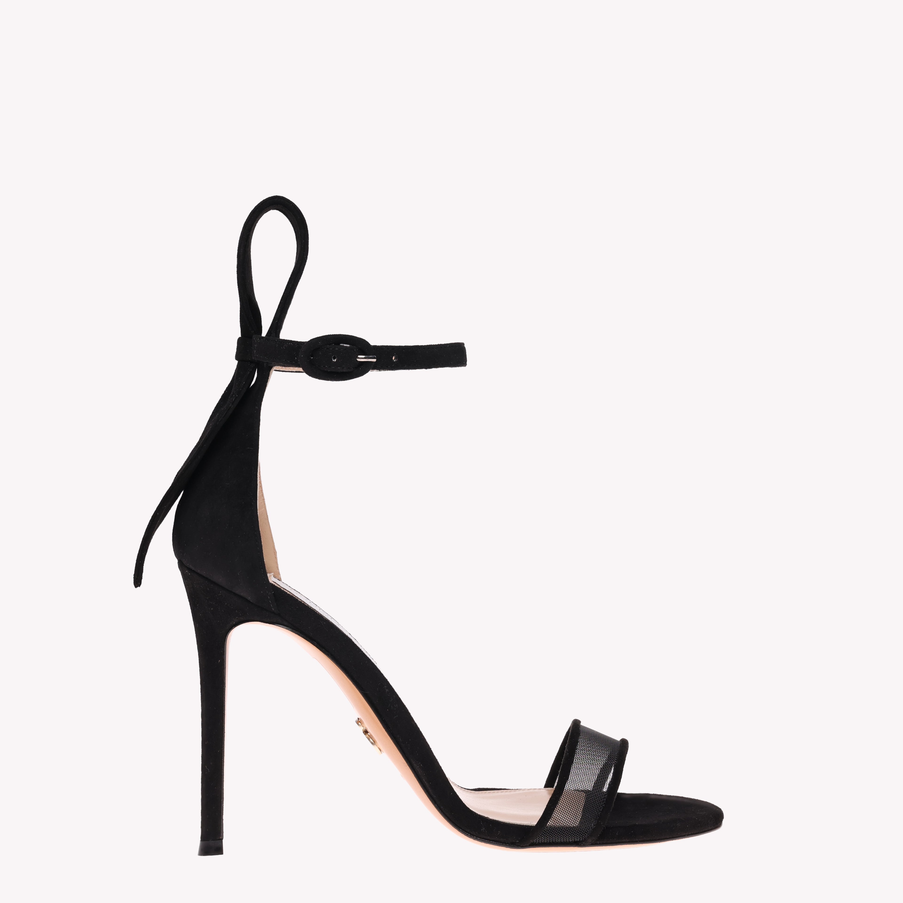Sandal Venus 105 - Black Suede Mesh