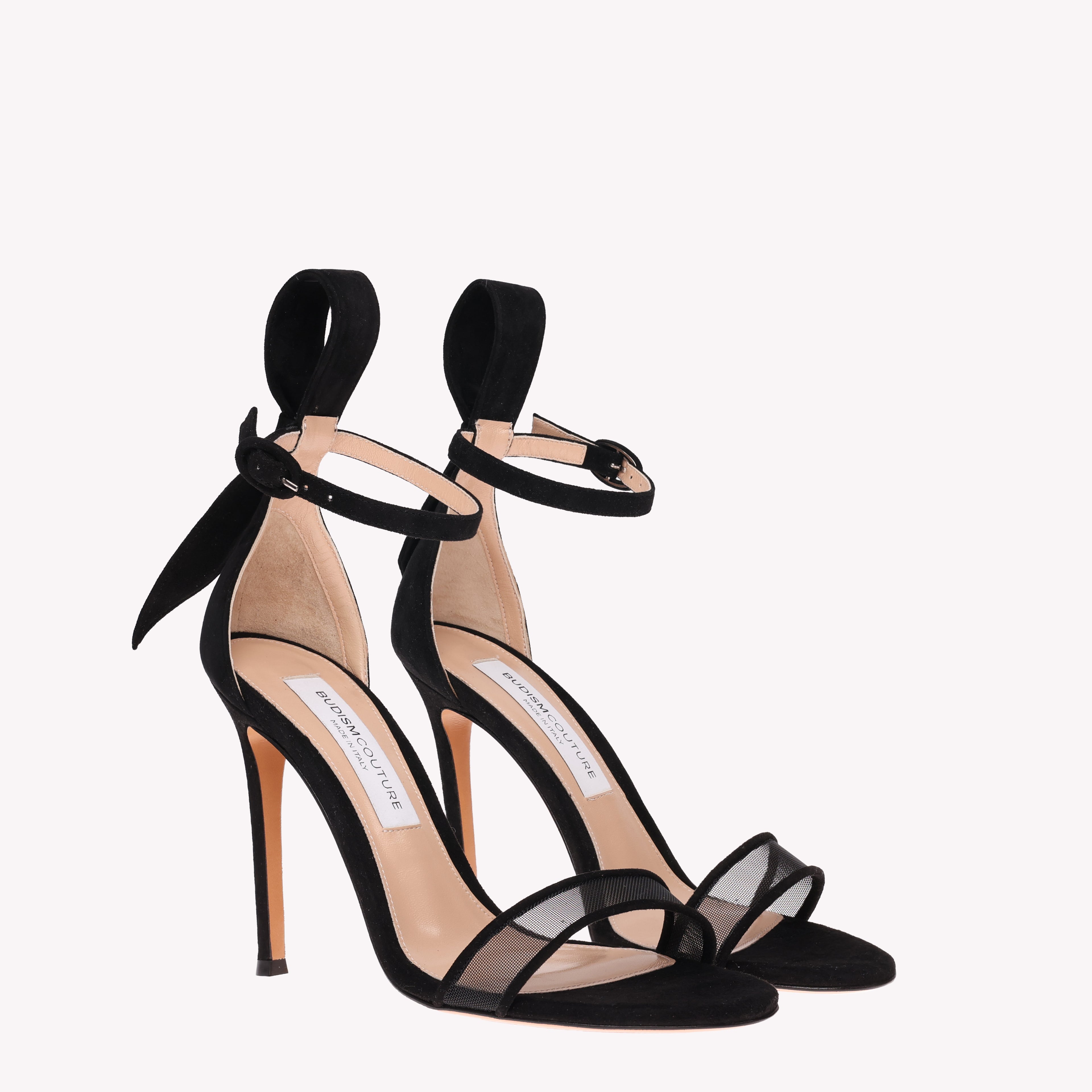 Sandal Venus 105 - Black Suede Mesh
