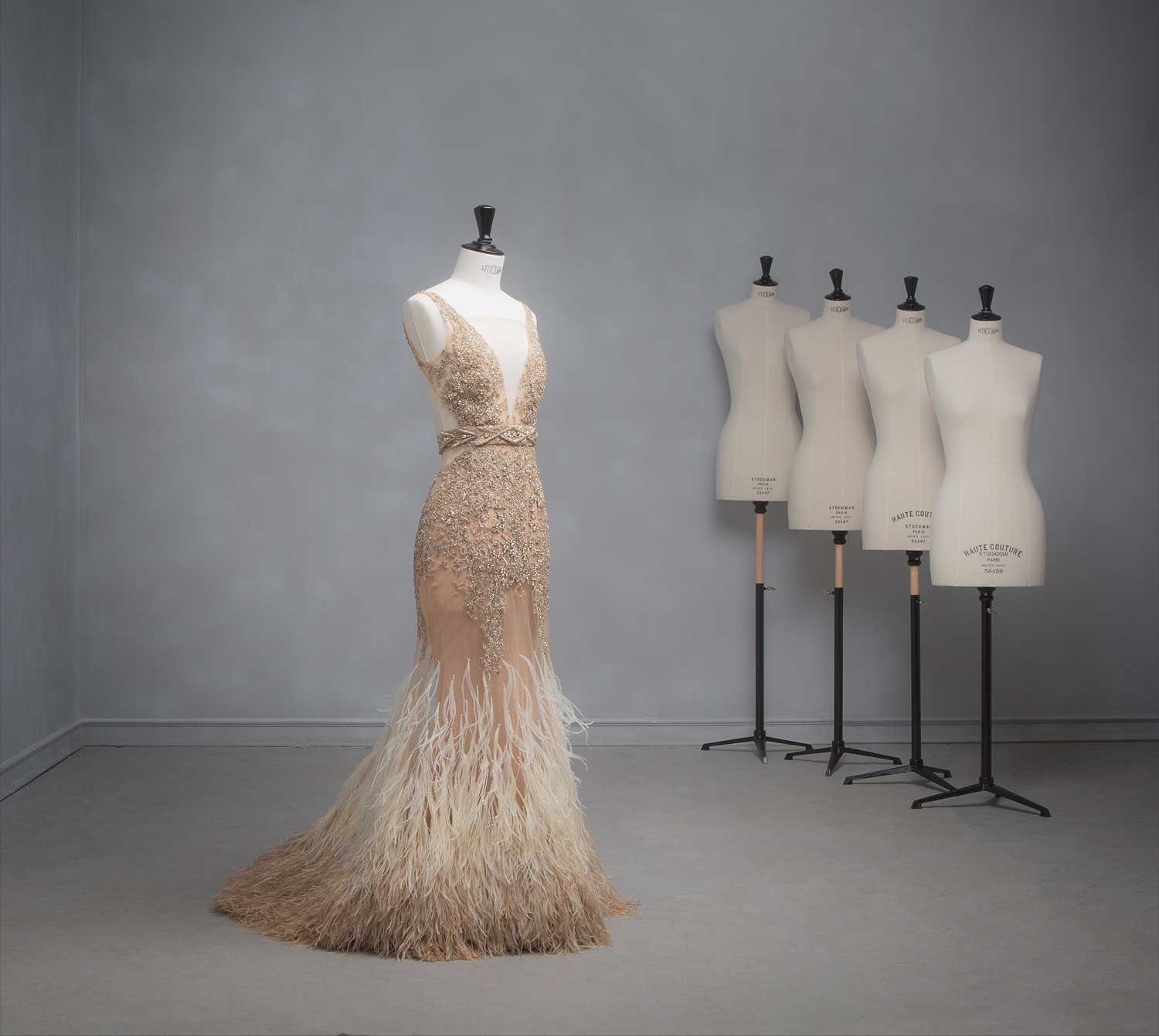 Couture: The Juliana Feathers Gown