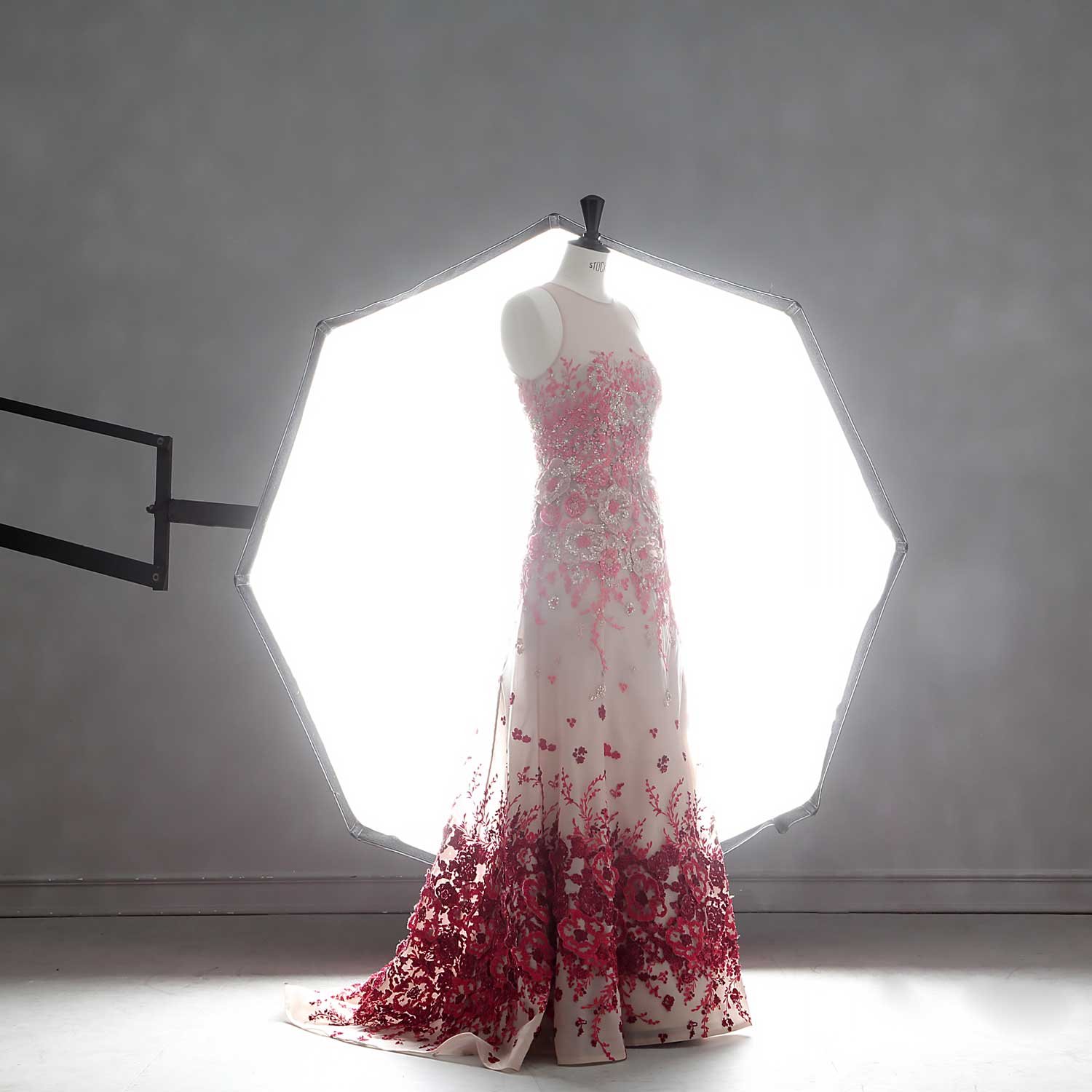 Couture: The Kalahari Red Flowers Gown