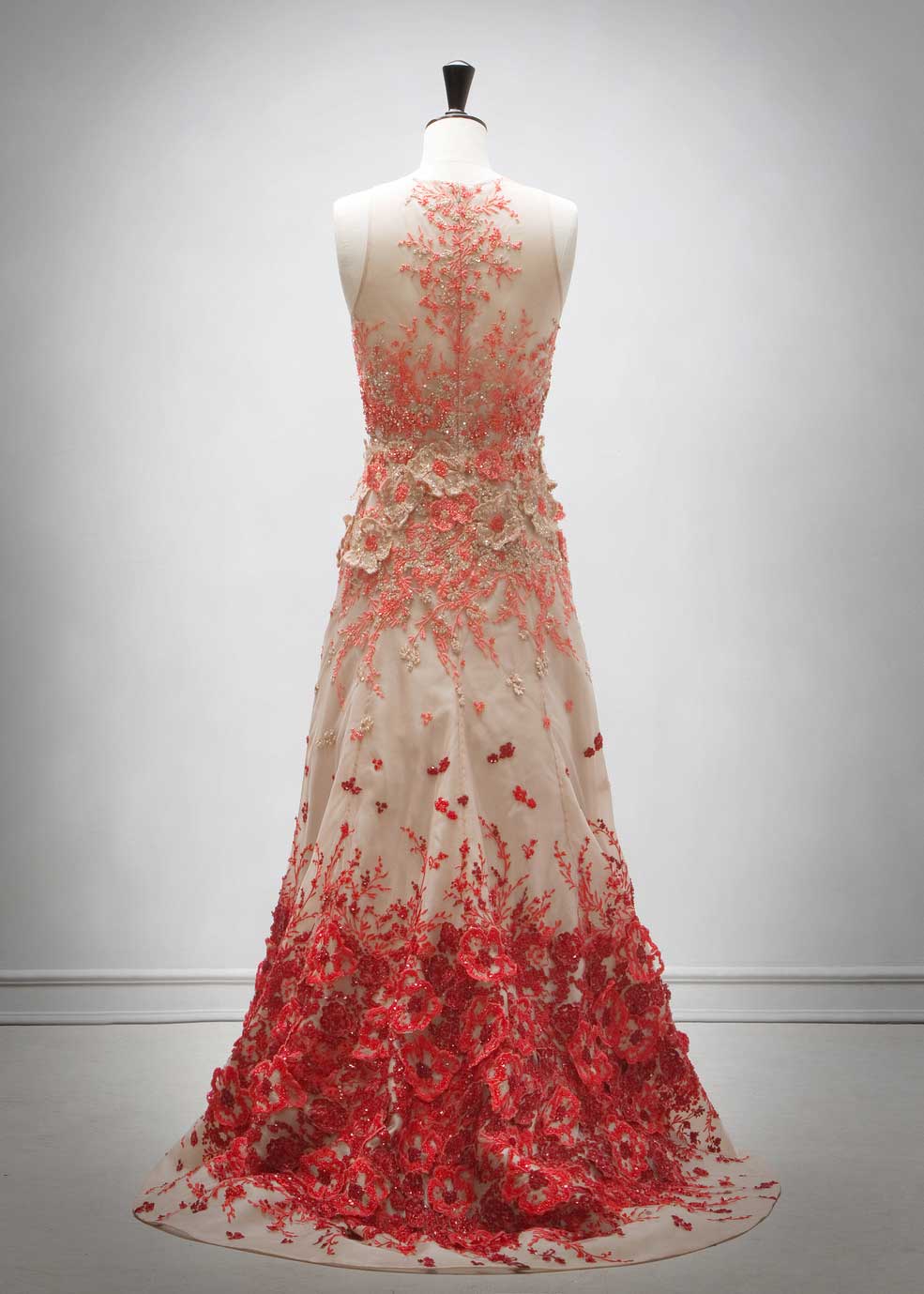 Couture: The Kalahari Red Flowers Gown