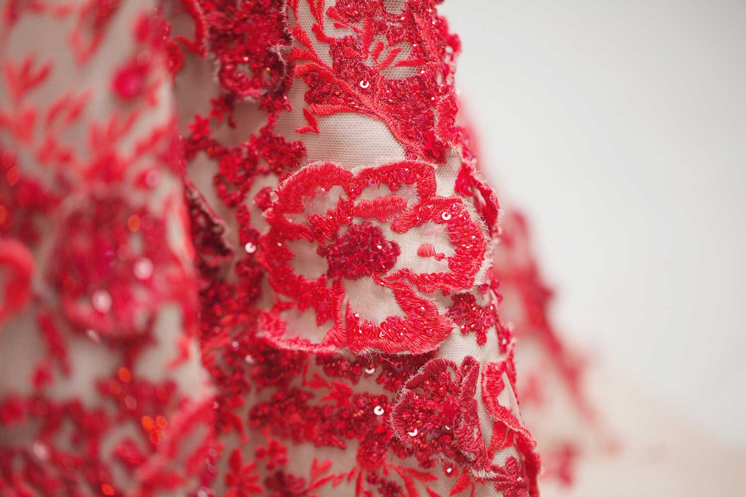Couture: The Kalahari Red Flowers Gown