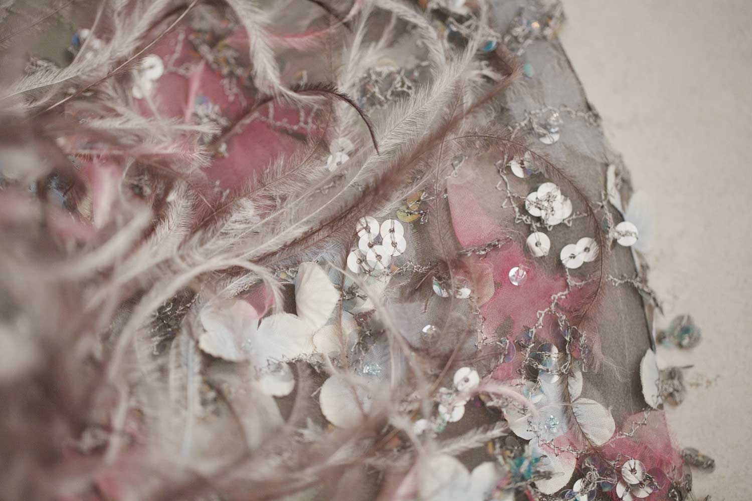 Couture: The Periwinkles Flowers Gown