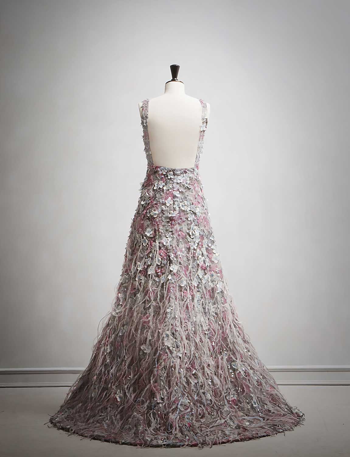 Couture: The Periwinkles Flowers Gown
