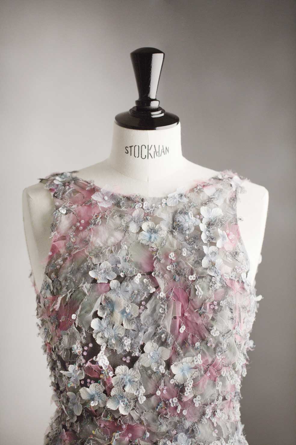 Couture: The Periwinkles Flowers Gown