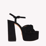 Platform Vera - Black Suede