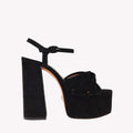 Platform Vera - Black Suede
