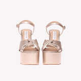 Platform Vera - Champagne Nappa