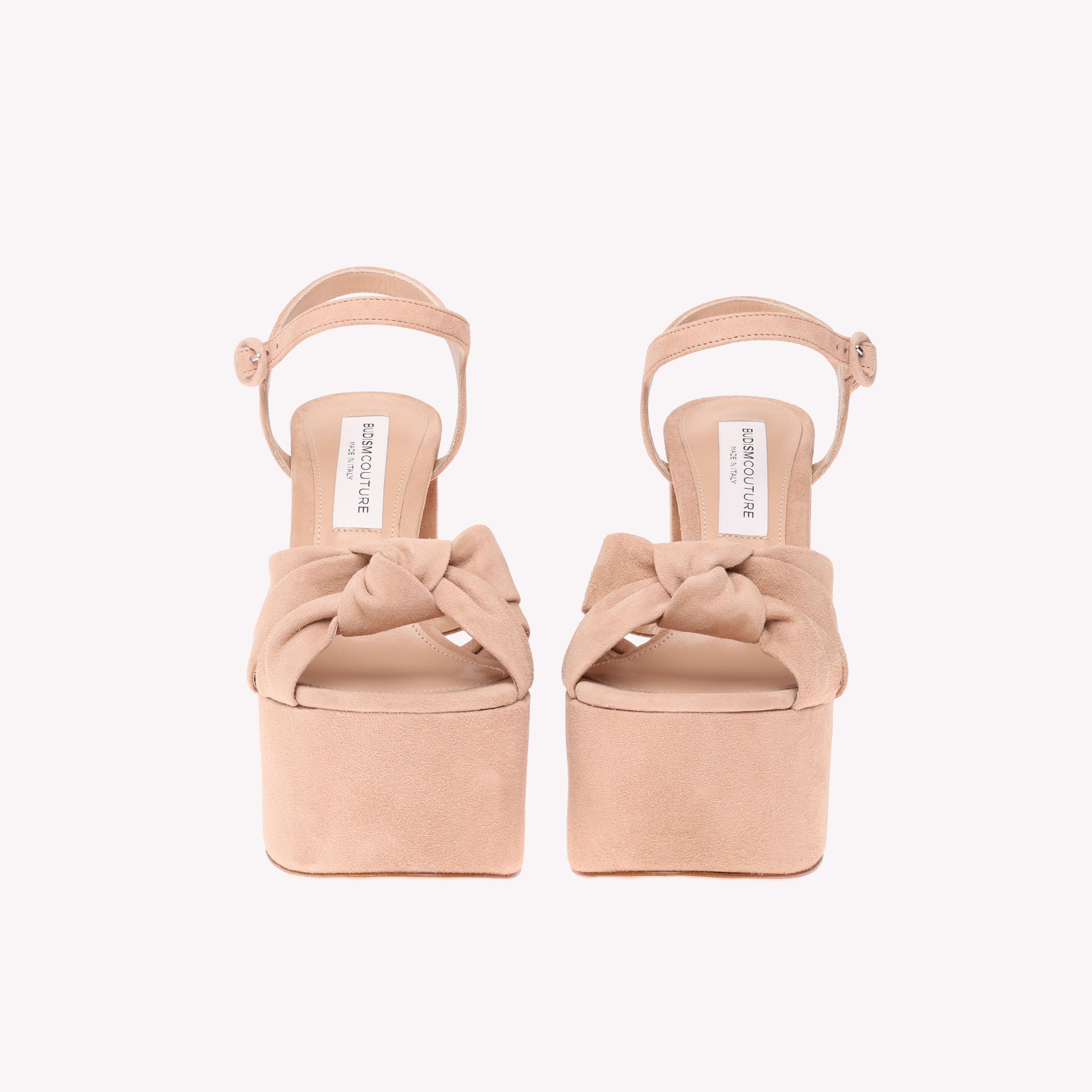 Platform Vera - Natural Blush Suede