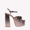 Platform Vera - Titanium Rose Nappa