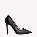 Pump Victoria 105 - Black Suede Mesh