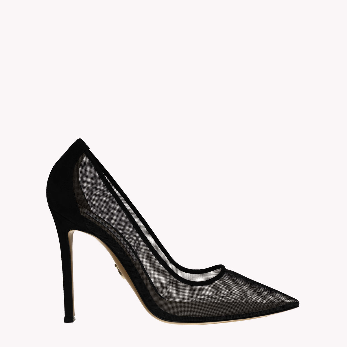 Pump Victoria 105 - Black Suede Mesh