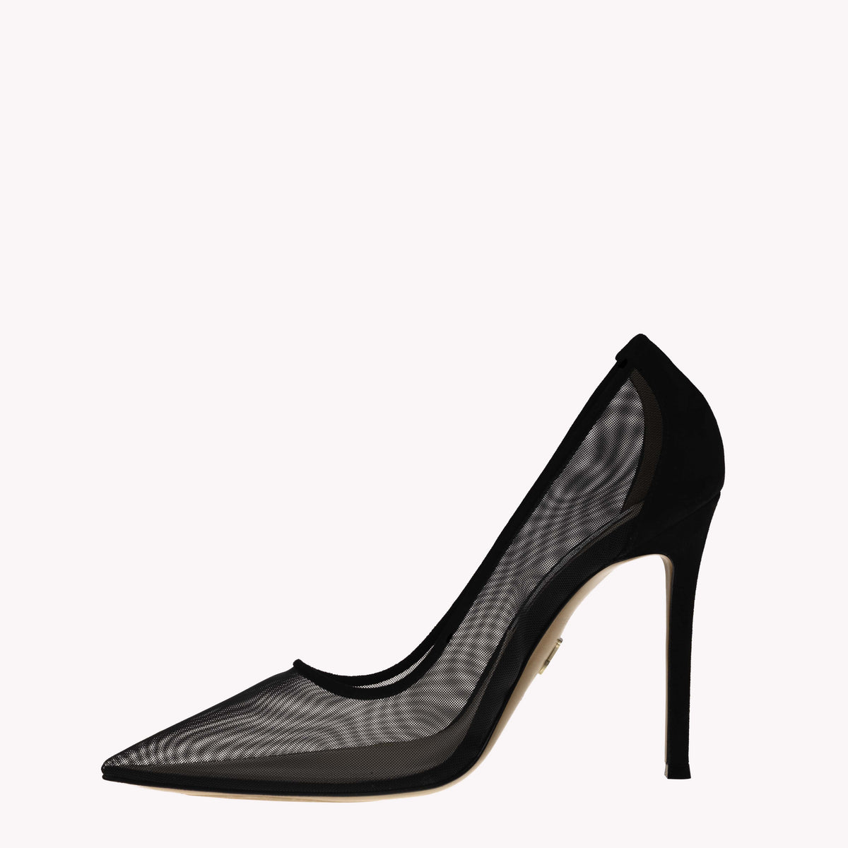 Pump Victoria 105 - Black Suede Mesh