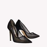Pump Victoria 105 - Black Suede Mesh