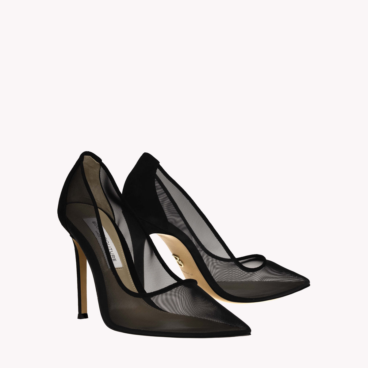 Pump Victoria 105 - Black Suede Mesh