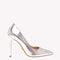 Pump Victoria 105 - Liquid Palladium Silver Mirror Leather