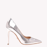 Pump Victoria 105 - Liquid Palladium Silver Mirror Leather