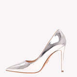 Pump Victoria 105 - Liquid Palladium Silver Mirror Leather