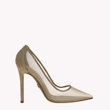 Pump Victoria 105 - Nude Suede Mesh