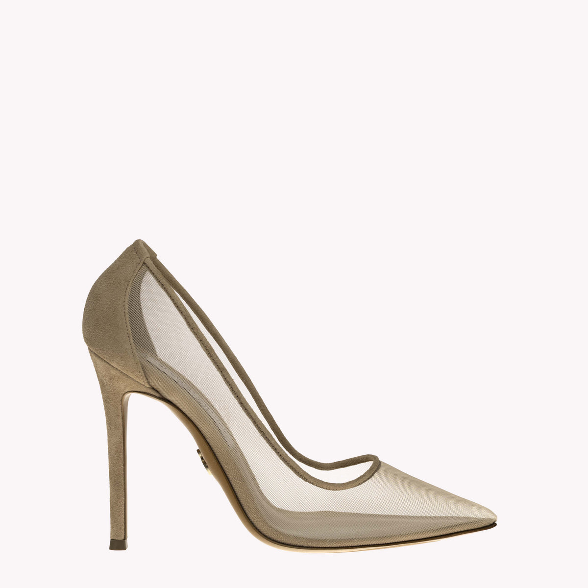 Pump Victoria 105 - Nude Suede Mesh