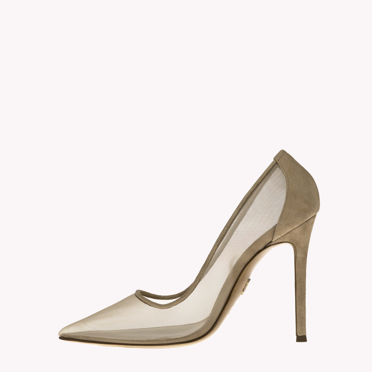 Pump Victoria 105 - Nude Suede Mesh
