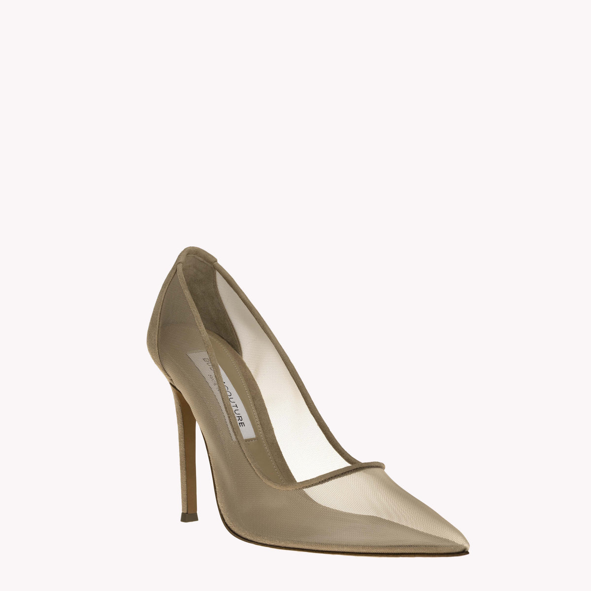 Pump Victoria 105 - Nude Suede Mesh