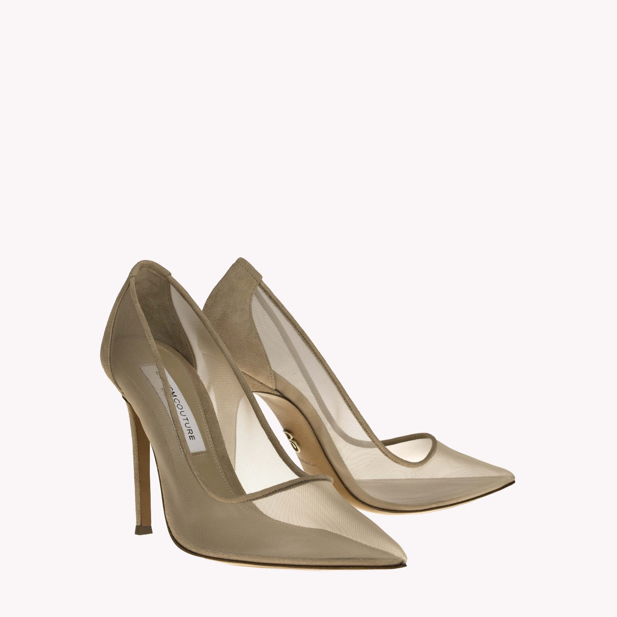 Pump Victoria 105 - Nude Suede Mesh