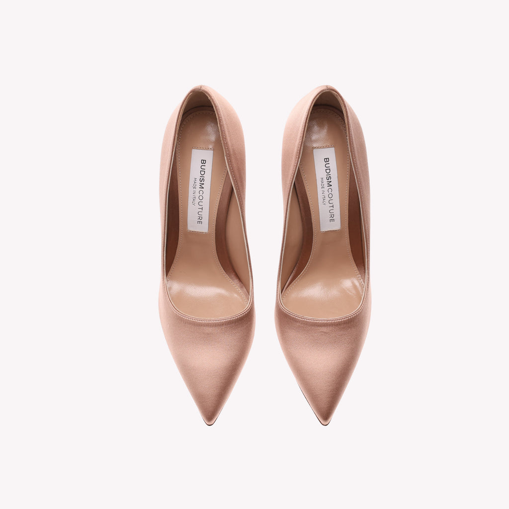 Pump Victoria 105 - Rose Beige Satin