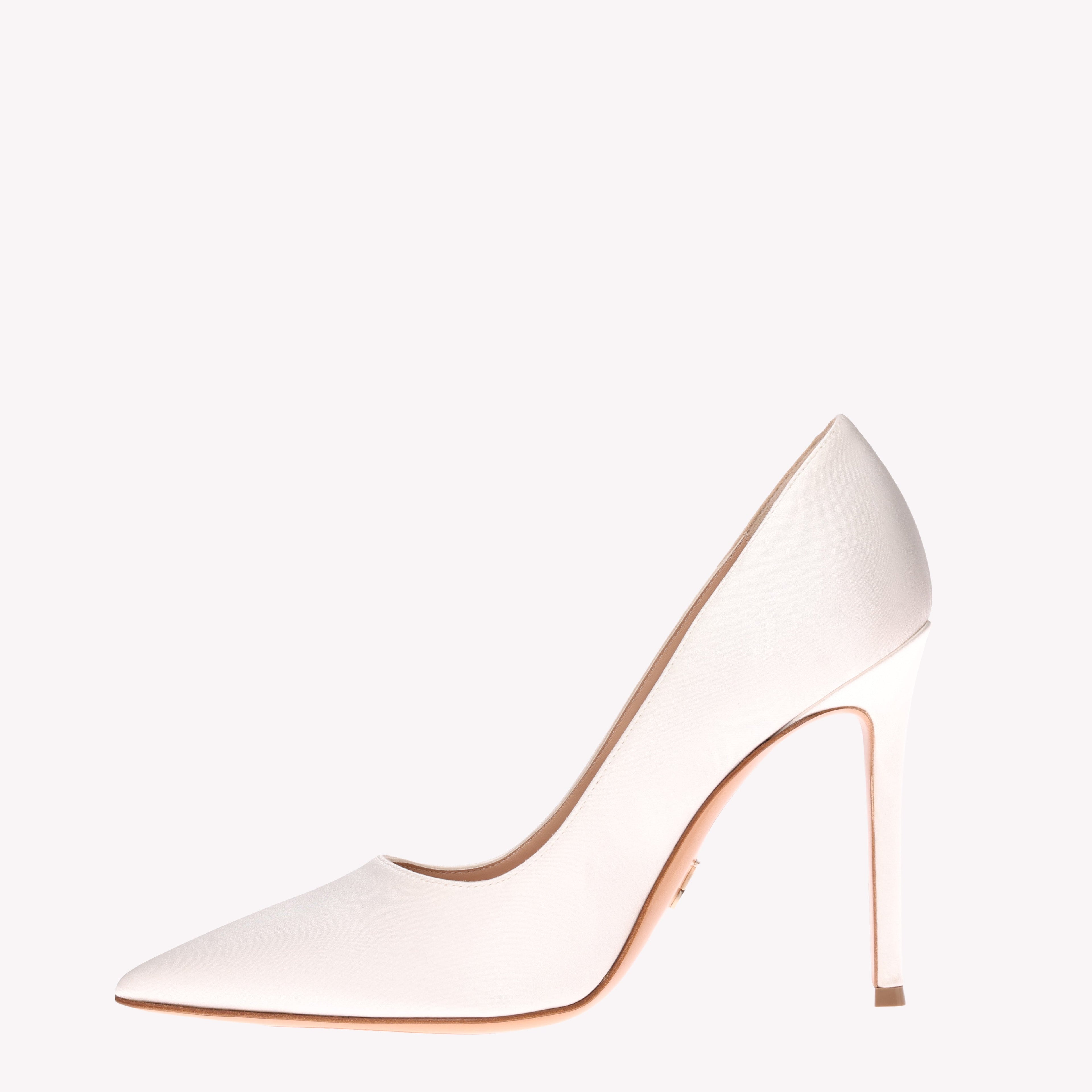 Pump Victoria 105 - White Satin