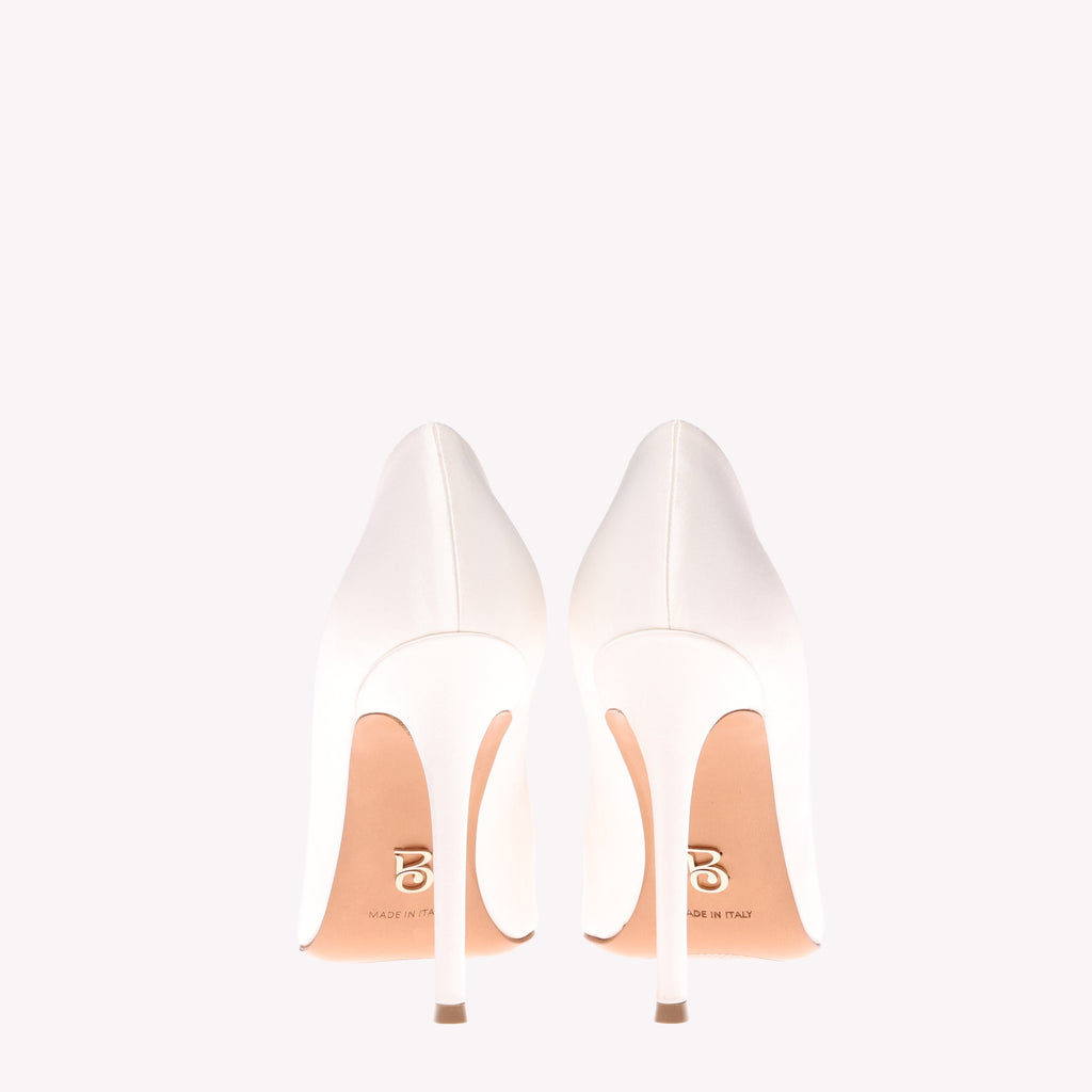 Pump Victoria 105 - White Satin