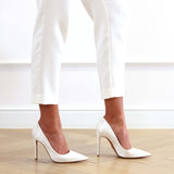 Pump Victoria 105 - White Satin