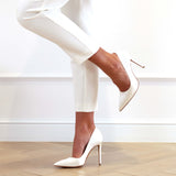 Pump Victoria 105 - White Satin