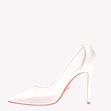 Pump Victoria 105 - White Satin Mesh