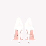 Pump Victoria 105 - White Satin Mesh