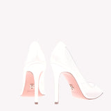 Pump Victoria 105 - White Satin Mesh