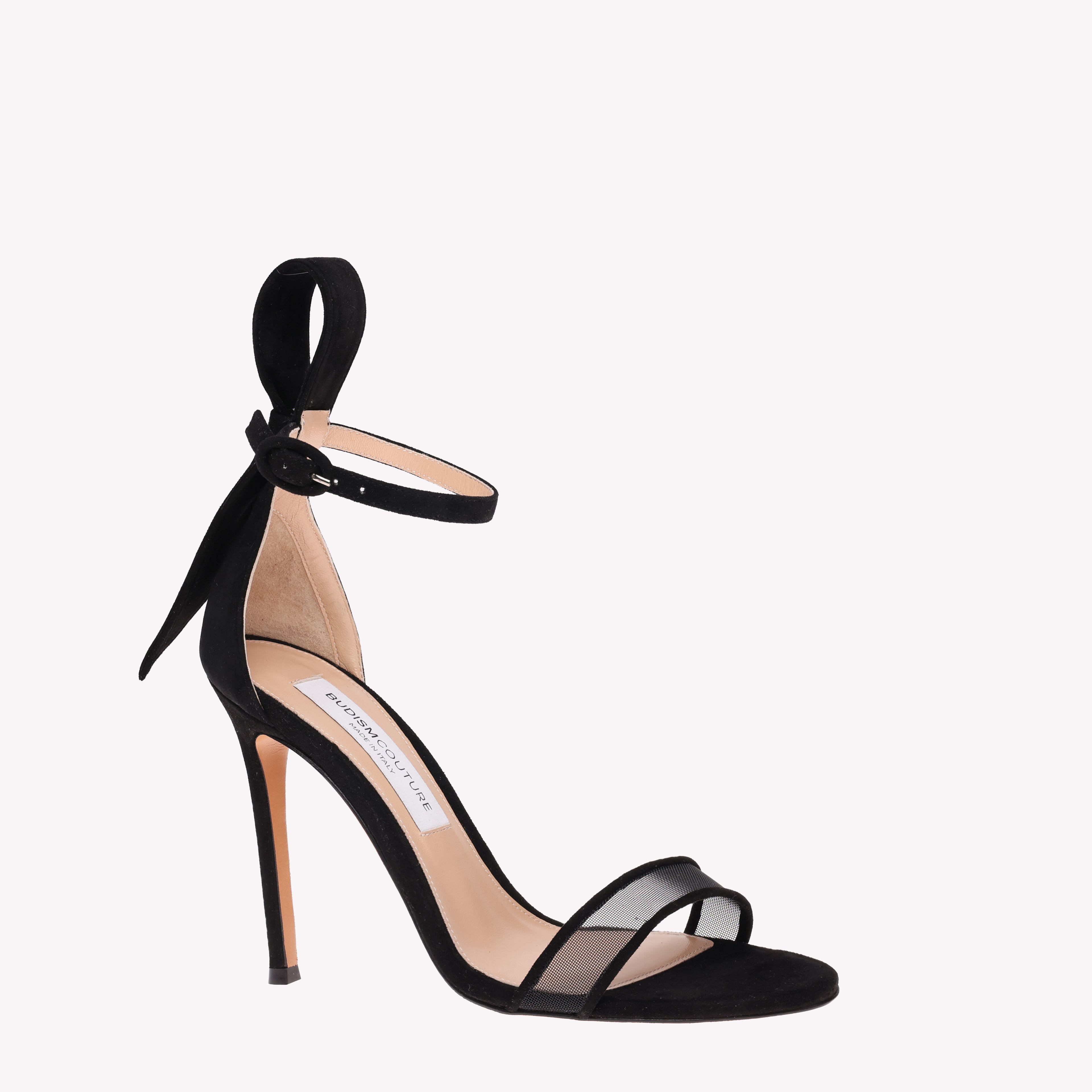Sandal Venus 105 - Black Suede Mesh