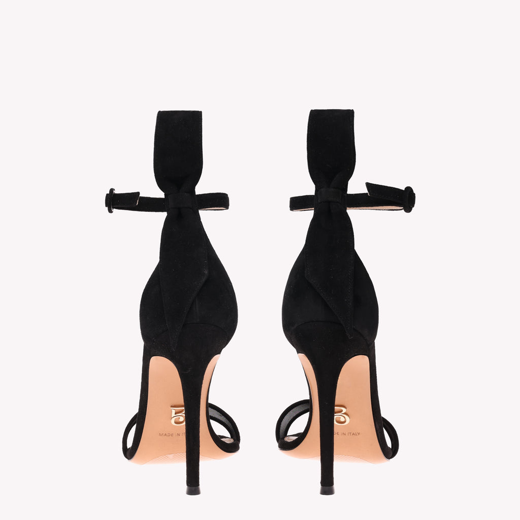 Sandal Venus 105 - Black Suede Mesh