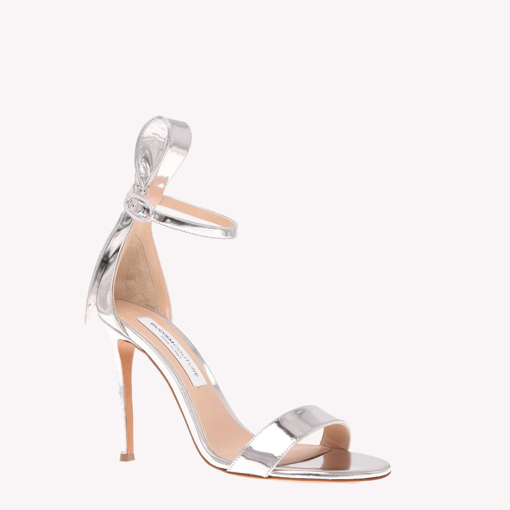 Sandal Venus 105 - Liquid Palladium Silver Mirror Leather