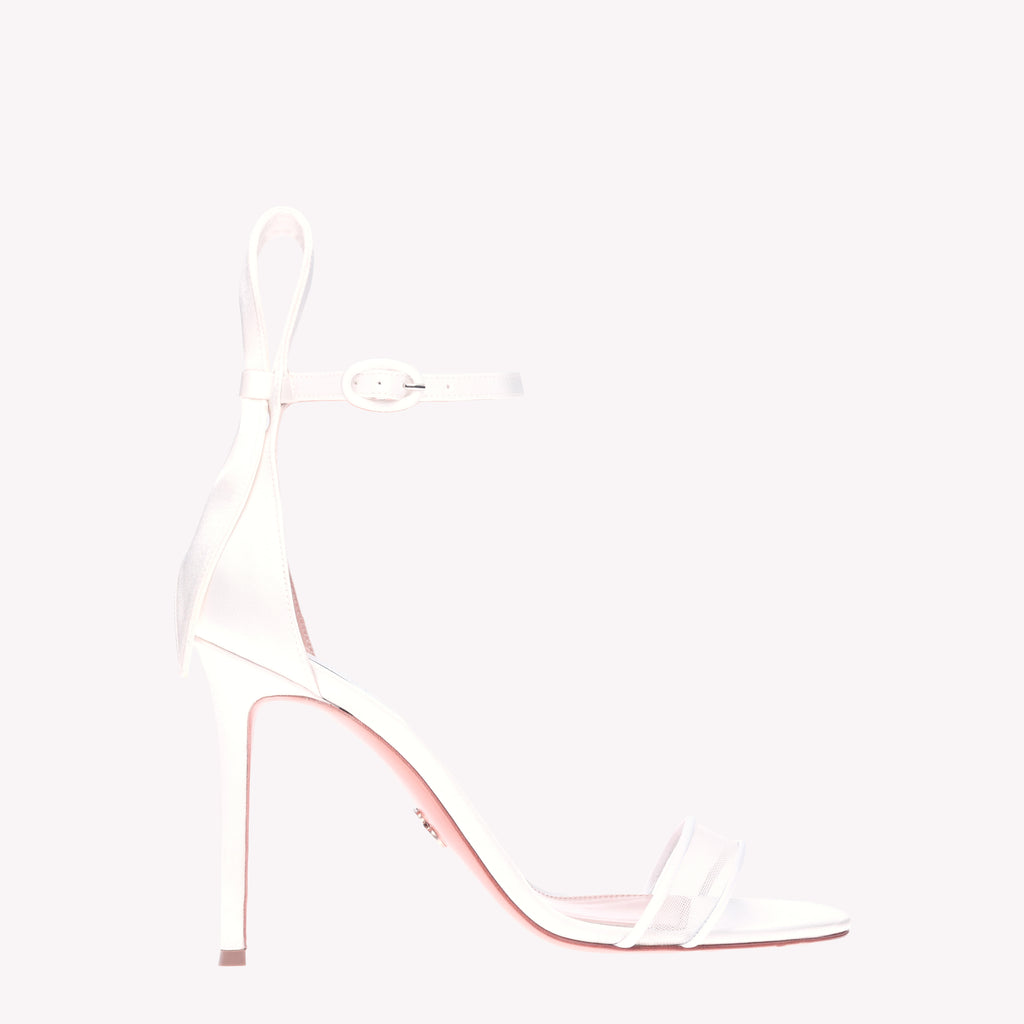 Sandal Venus 105 - White Satin Mesh