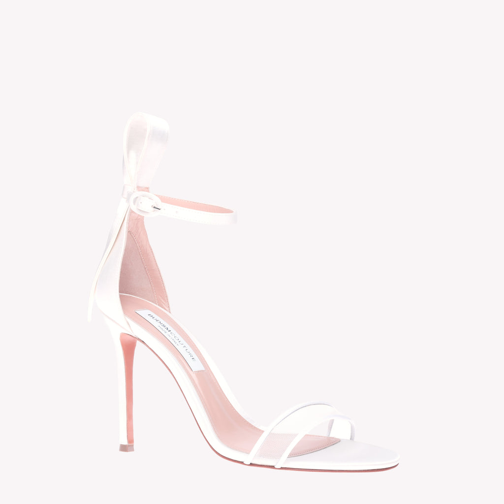 Sandal Venus 105 - White Satin Mesh