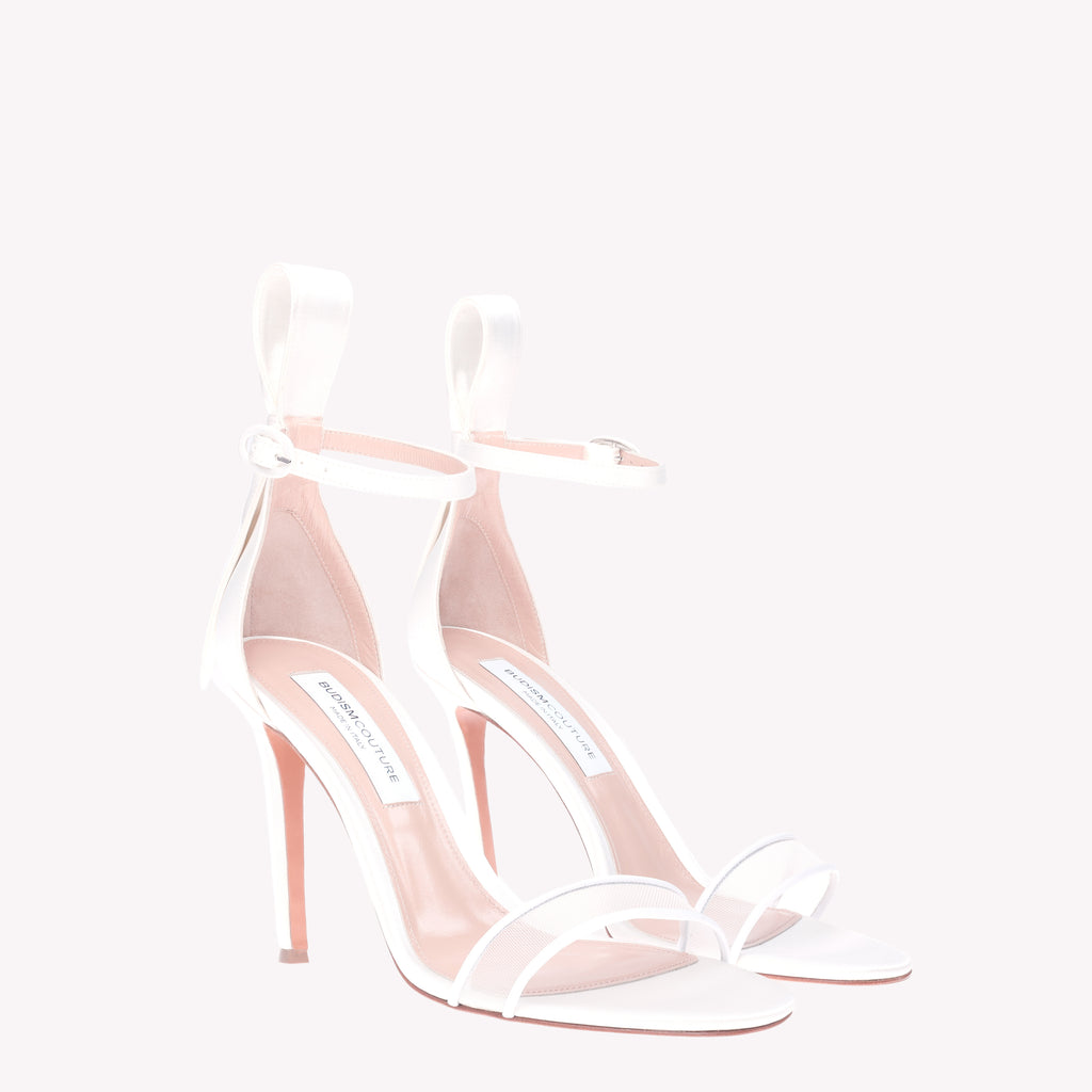 Sandal Venus 105 - White Satin Mesh