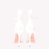 Sandal Venus 105 - White Satin Mesh
